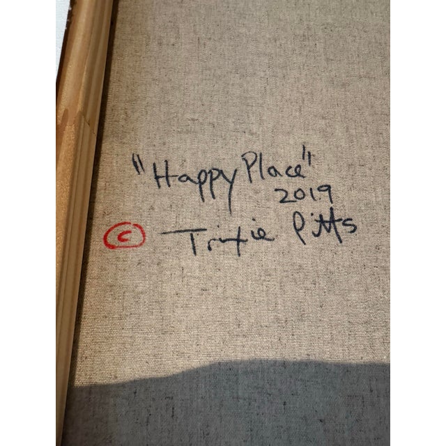 “Happy Place” Large Abstract Oil Painting For Sale In New York - Image 6 of 7