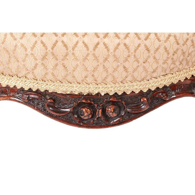 Set of Victorian Carved Walnut Chairs For Sale - Image 6 of 14