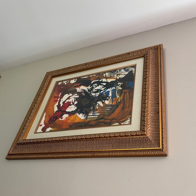 1960s 1960s Framed Salvador Dali “Vinea Electa” Biblia Sacra Lithograph With Coa For Sale - Image 5 of 5