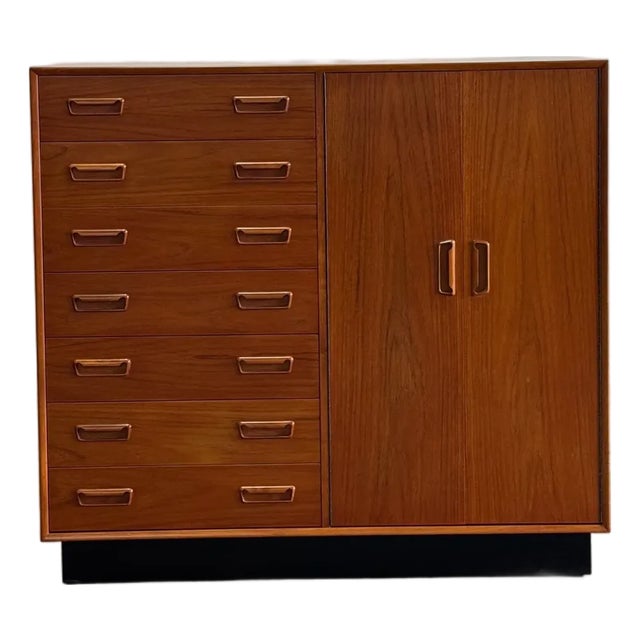 Danish Modern Dual Storage Dresser For Sale