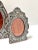 1940s 925 Sterling Silver Repoussé Oval Frames, Pair For Sale - Image 4 of 12
