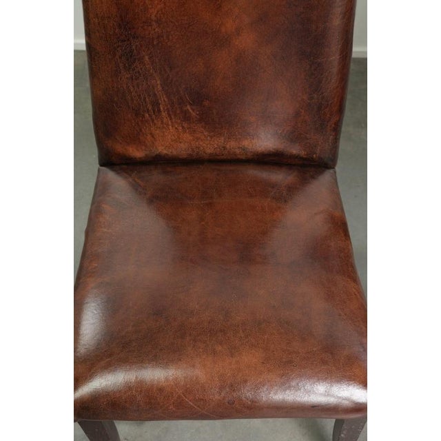 Vintage Sheepskin Dining Chairs, Set of 6 For Sale - Image 12 of 18