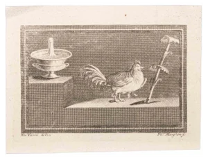 Filippo Morghen, Animal Decoration, Etching, 18th Century