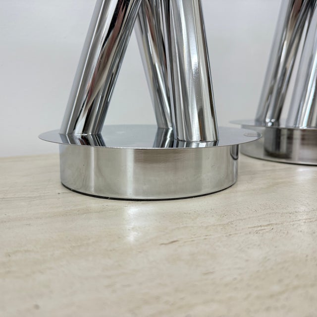 Glass German Table Lamp from Wofi Leuchten, 1990s Set of 2 For Sale - Image 7 of 18