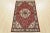 Tribal Hamedan Rug 3’6” X 5’4” Red Wool Vintage Tribal Hand-Knotted Carpet For Sale - Image 3 of 13