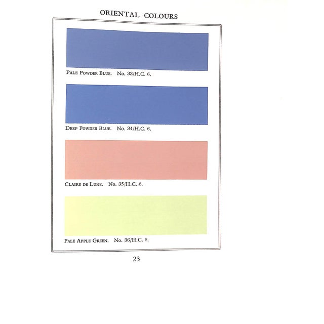 1960s Tint Book of Historical Colours Suitable for Decorative Work For Sale - Image 4 of 12