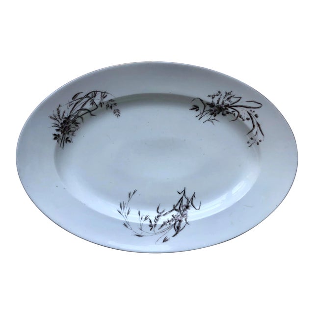 Vintage Limoges Tressemann and Vogt Oval Platter For Sale