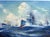 Vintage Original u.s. Navy Battle Ship Boat Air Force Seascape Oil Painting Army For Sale - Image 13 of 14