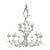 A monumental Italian 18 arm Italian chandelier distinguished by its dramatic scale & sculptural presence.The sweeping arms...