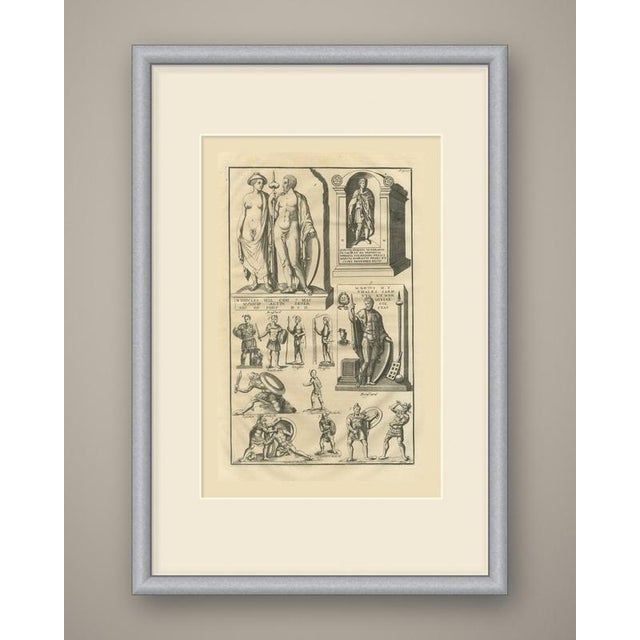 This is an original antique copper engraving, uncolored, a single page plate from the fourth volume of montfaucon's...