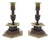 Swedish Baroque Style Candleholders by Ystad Brons, 1940s, Set of 2 For Sale