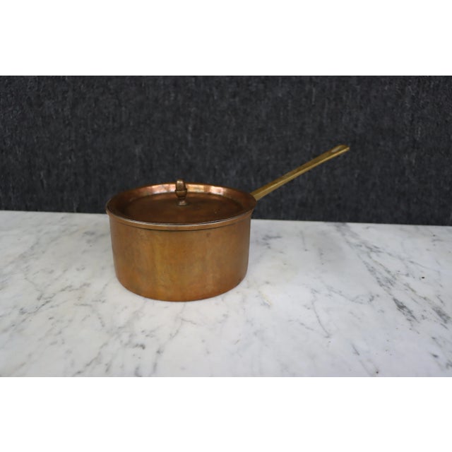 Early 20th Century Copper Saucepan For Sale - Image 5 of 9