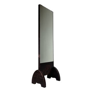 Vintage Kamakura-Bori Standing Mirror, Japan, 1960s For Sale