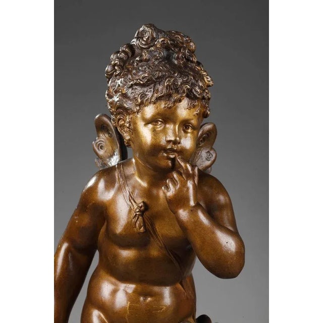 Bronze Figure of Young Psyche by Paul Duboy For Sale - Image 3 of 18