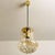 Smoked Brown Glass and Brass Pendant Lights attributed to Peill and Putzler, 1960s, Set of 2 For Sale - Image 4 of 18