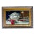 Antique German Still Life Oil Painting by M. Heller Hermann in Ornate Frame For Sale