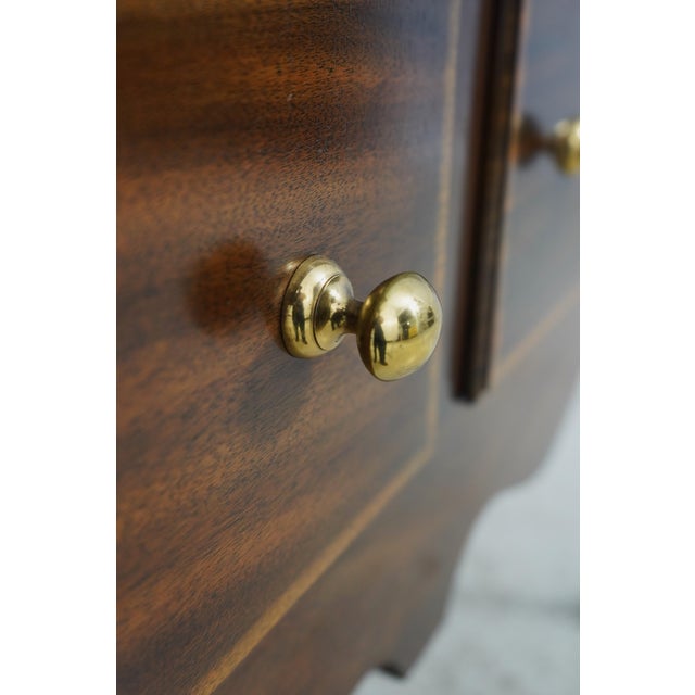 Henkel Harris 2 Drawer Mahogany Jamestown Server For Sale - Image 11 of 12