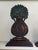 American Large Antique Dummy Board Pair | Painted Wood Urn Topiary Cutouts | Primitive Sculpture For Sale - Image 3 of 5