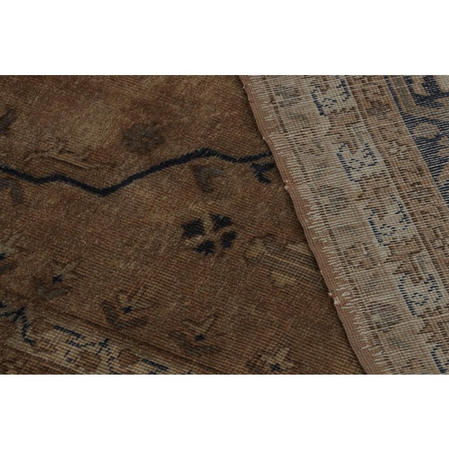 Beige Antique Turkish Isparta Rug With Geometric Floral Patterns For Sale - Image 8 of 8
