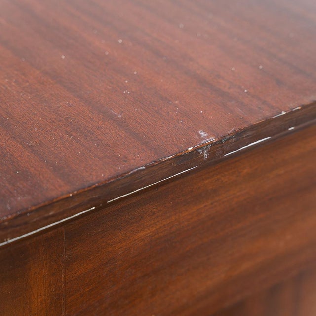 Wood Brown Wooden Chest of Drawers, 1950s For Sale - Image 7 of 10