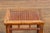 Wood Chinese Qing Dynasty 19th Century Side Table with Split Bamboo Top and Patina For Sale - Image 7 of 13