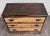 Vintage Solid Pine Three Drawer Lift Top Blanket Chest For Sale - Image 4 of 11