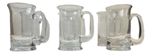 Vintage Glass Beer Mugs by Michael Bang for Holmegaard, 1970s, Set of 6