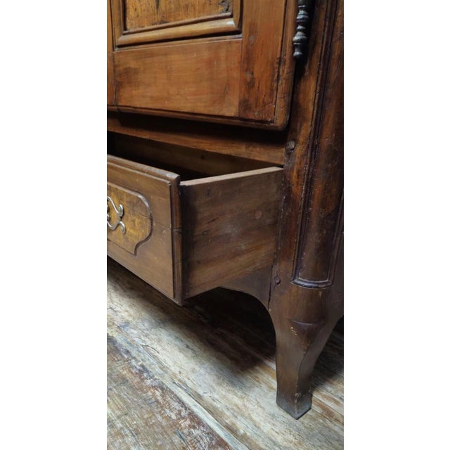 Large Antique Walnut Wardrobe, 1700s For Sale - Image 4 of 9