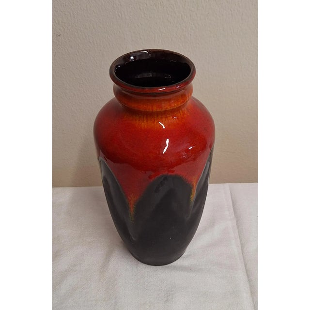 Vintage German Ceramic Vase from Bay-Keramik, 1970s, in Very Good conditions. Designed 1970 to 1979 This piece has an...