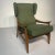 1950s Green Terry Cloth Armchair, 1950s For Sale - Image 5 of 6