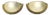 Vintage Wall Lamps with Brass Frames and Frosted Curved Glass Panes by Hufnagel Leuchten, 2000s, Set of 2 For Sale