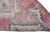 Textile Vintage Faded Pink Turkish Rug 1x3 Hand Knotted Small Boho Mat Wool Runner Decor For Sale - Image 7 of 11