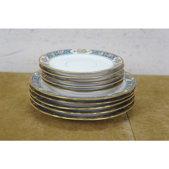 11 Antique Art Deco TLB Limoges Touze, Lemaître Frères & Blancher Plates For Sale - Image 4 of 11