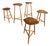 Late 20th Century Horace B. Hartshaw Walnut Stools/ Handcrafted /Wharton Esherick Style For Sale