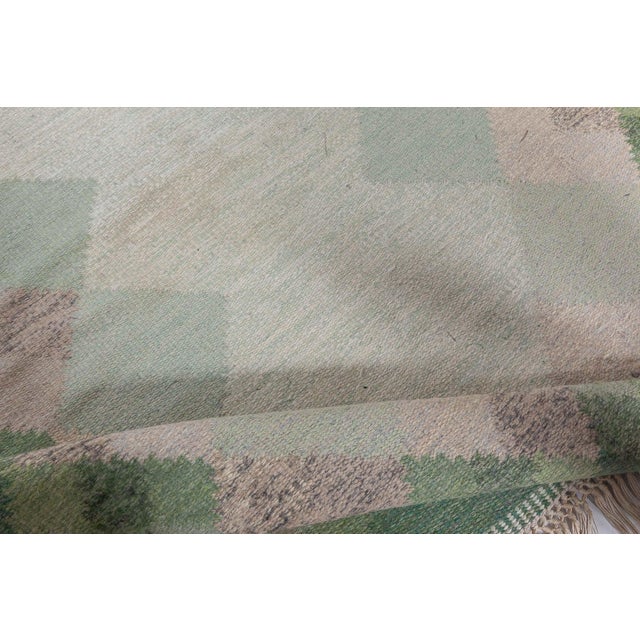 Mid-Century Modern Doris Leslie Blau "Opal" - Midcentury Swedish Flat Woven Rug by Brita Svefors For Sale - Image 3 of 8