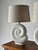 1980s Vintage Plaster Nautilus Table Lamps, Pair For Sale - Image 5 of 16