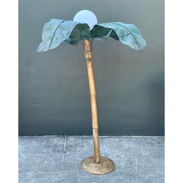 Vintage Palm Tree Floor Lamp For Sale - Image 9 of 12