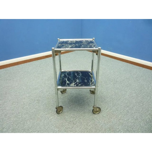 Postmodern Bauhaus Model B 178 Bar Trolley by Anton Lorenz for Thonet, 1930s For Sale - Image 3 of 12