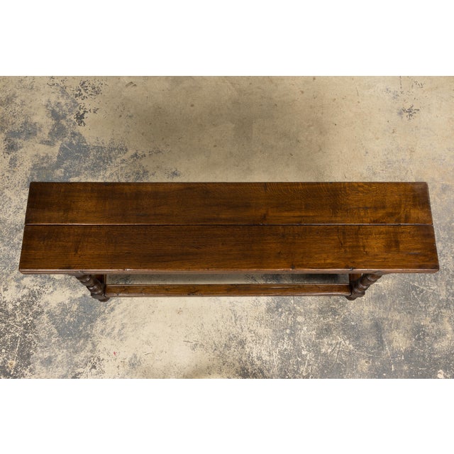 Early 19th Century French Alpine Oak Folding Table For Sale - Image 4 of 17