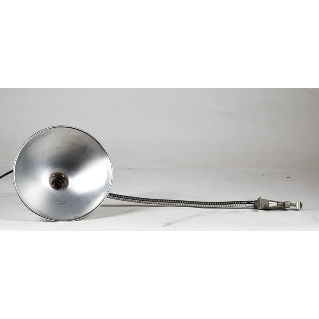 Black Lamp with Table Clamp, USA For Sale - Image 8 of 9