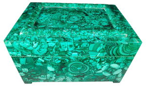 Large Mid-Century Malachite Box, 1950s