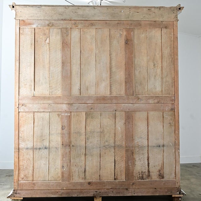 French 19th Century Painted Pine Bibliotheque For Sale - Image 12 of 18