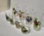 Set of 4 Portmierion highballs and 4 rocks glasses. Each glass has a different piece of fruit on the vine. Vibrant colors,...