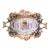 Mid-Century French Rouen Faience Heraldic Decorative Platter For Sale