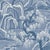 SAMPLE - Boråstapeter Indigo Garden Wallpaper In Blue And White For Sale