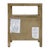 Camel Nora 21 in. W Rectangular Wood 2 Drawer Nightstand with Open Shelf, Light Oak For Sale - Image 8 of 10