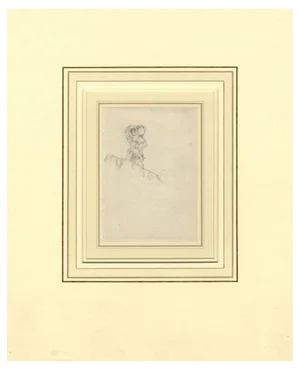 William Evans of Bristol AOWS, An Italian Peasant, Mid 19th Century, Graphite Drawing