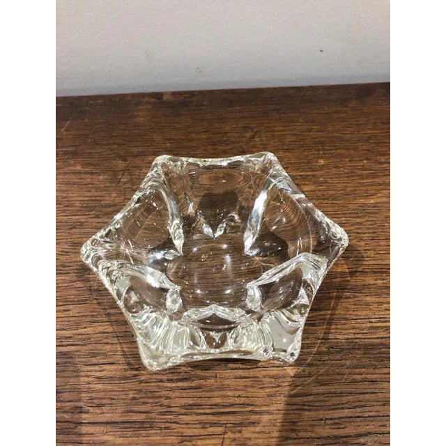 1950s Crystal Champagne Color Bowl from Daum, 1950s For Sale - Image 5 of 6