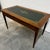Louis XVI Style Flat Desk in Wood with Green Leather Top, France, 1950s For Sale - Image 10 of 10