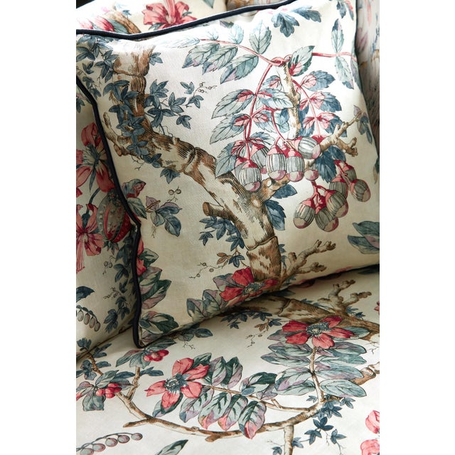 Zoffany Zoffany Coromandel Print Fabric in Indigo For Sale - Image 4 of 4